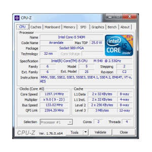 CPU-Z 2.06.1 instal the new version for windows