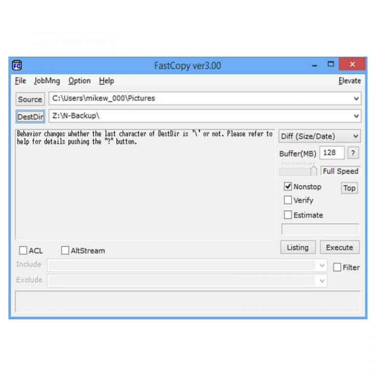 FastCopy 5.4.0 for windows instal free