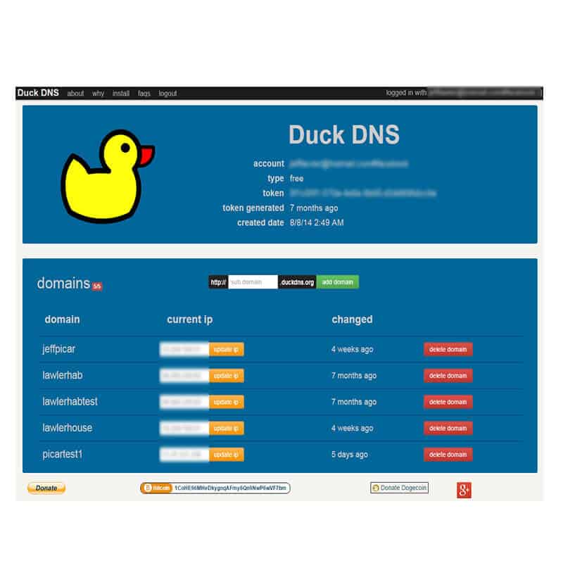 Duck DNS