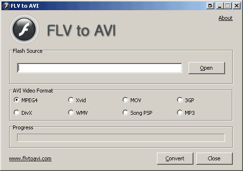 FLV to AVI converter