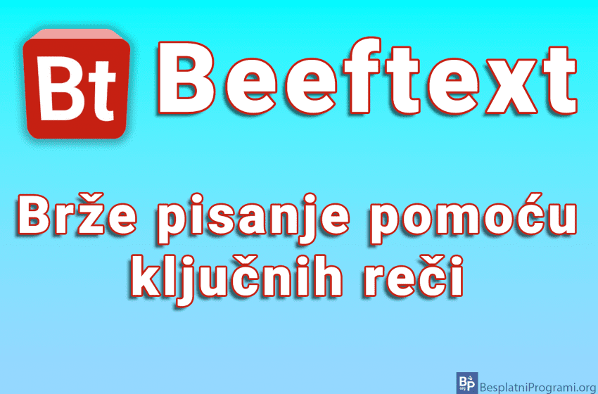 Beeftext - Brže pisanje pomoću ključnih reči