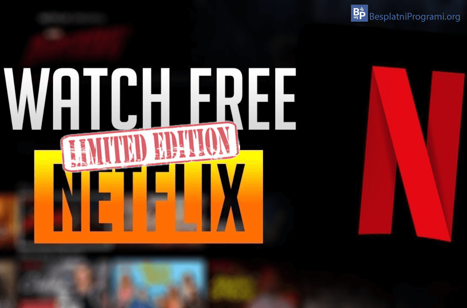 Besplatni filmovi i serije na Netfilx-u