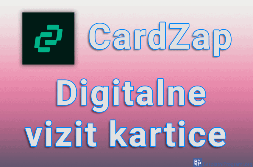  CardZap – Digitalne vizit kartice