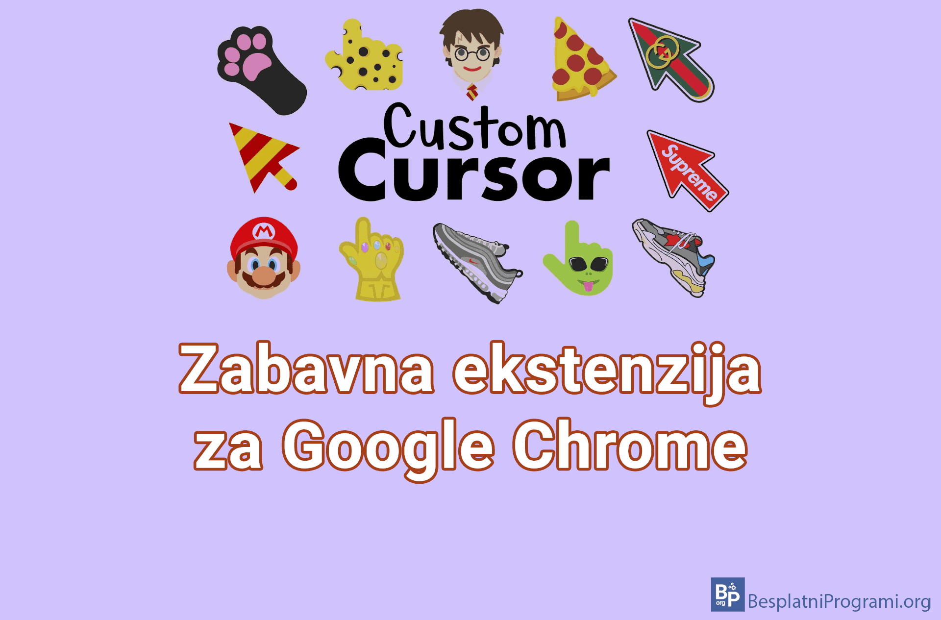Custom Cursor - zabavna ekstenzija za Google Chrome