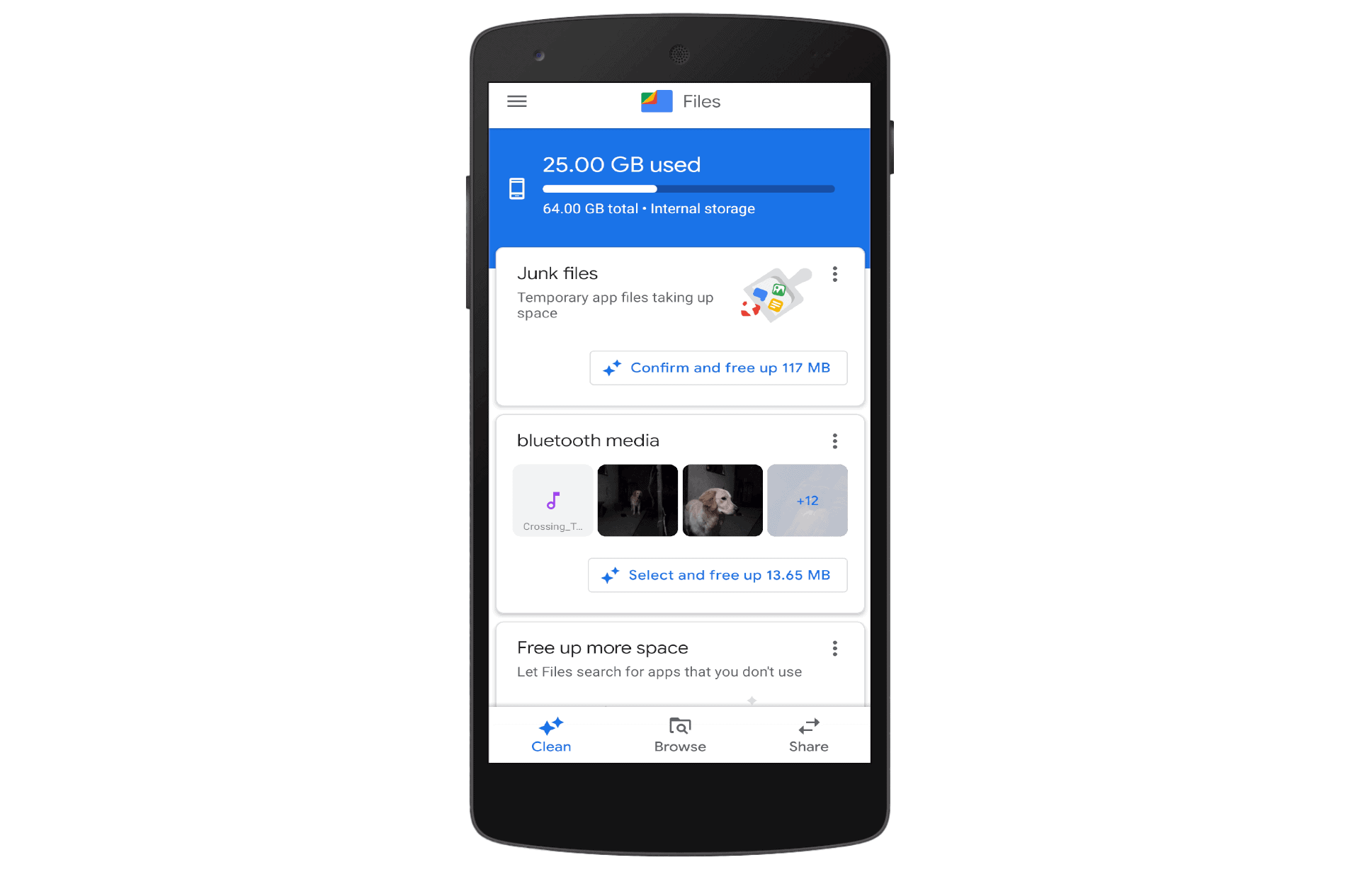 Files by Google Clean