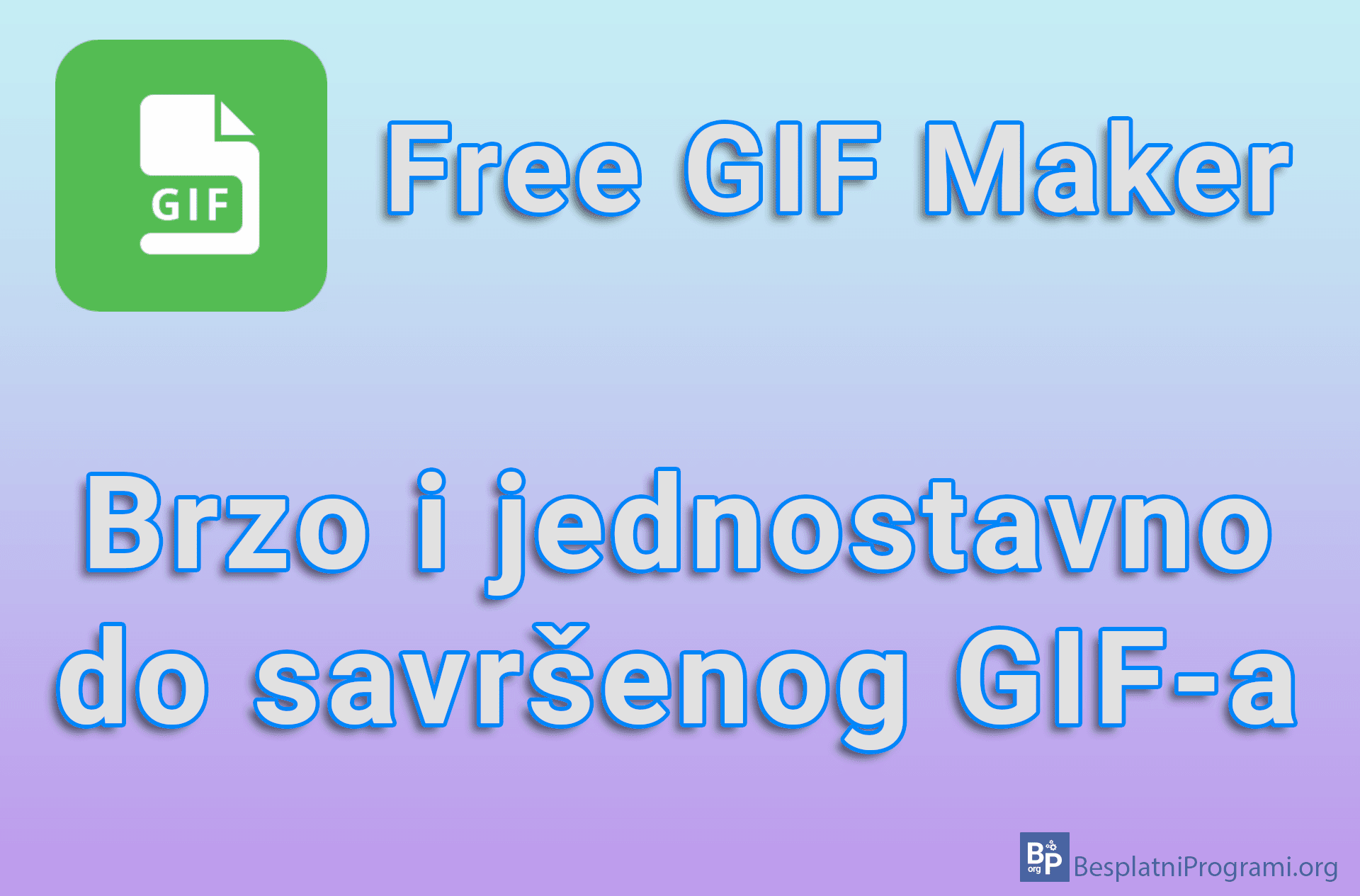 Free GIF Maker – Brzo i jednostavno do savršenog GIF-a