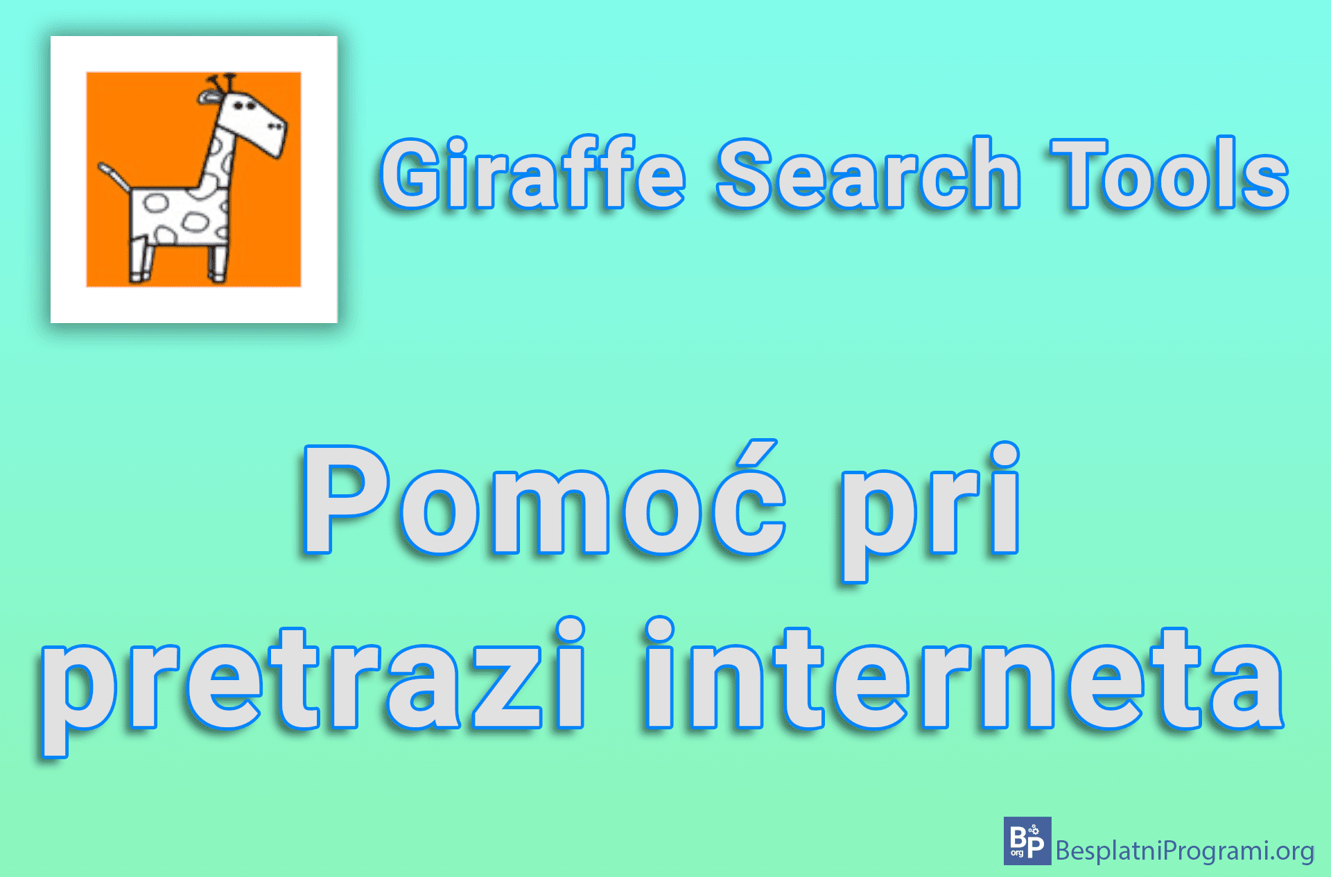 Giraffe Search Tools - Pomoć pri pretrazi interneta