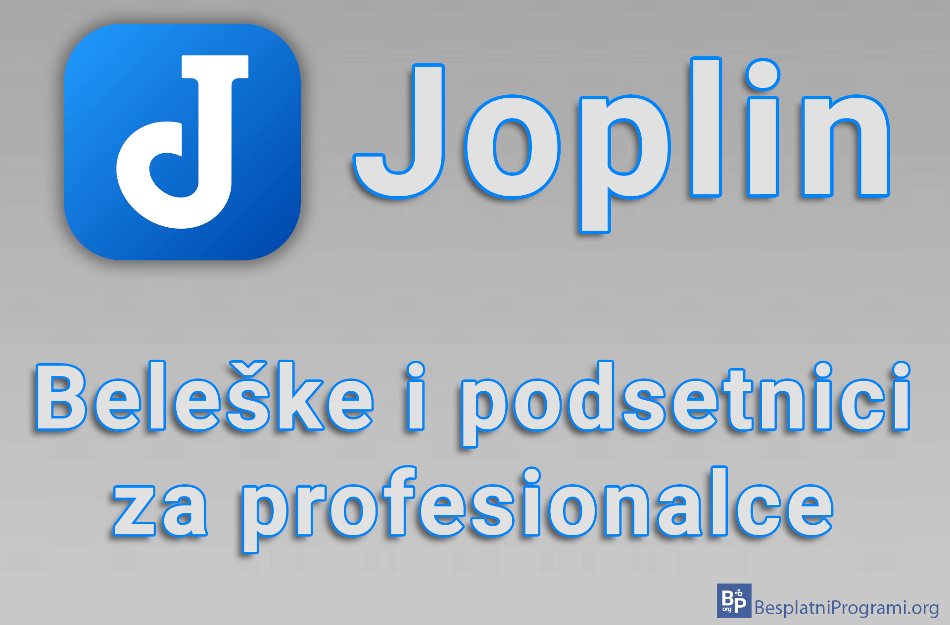 Joplin – Beleške i podsetnici za profesionalce