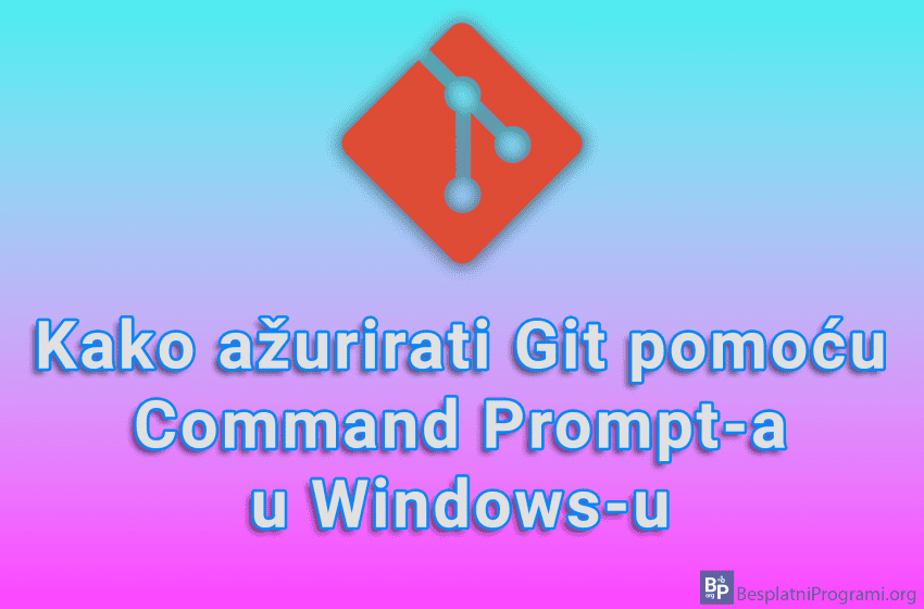 Kako ažurirati Git pomoću Command Prompt-a u Windows-u