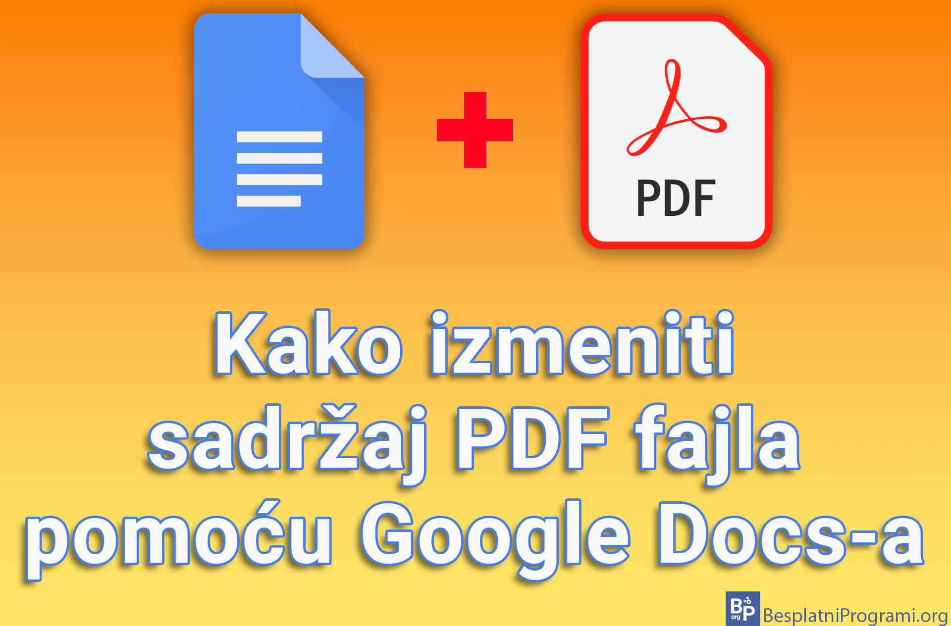Kako izmeniti sadržaj PDF fajla pomoću Google Docs-a