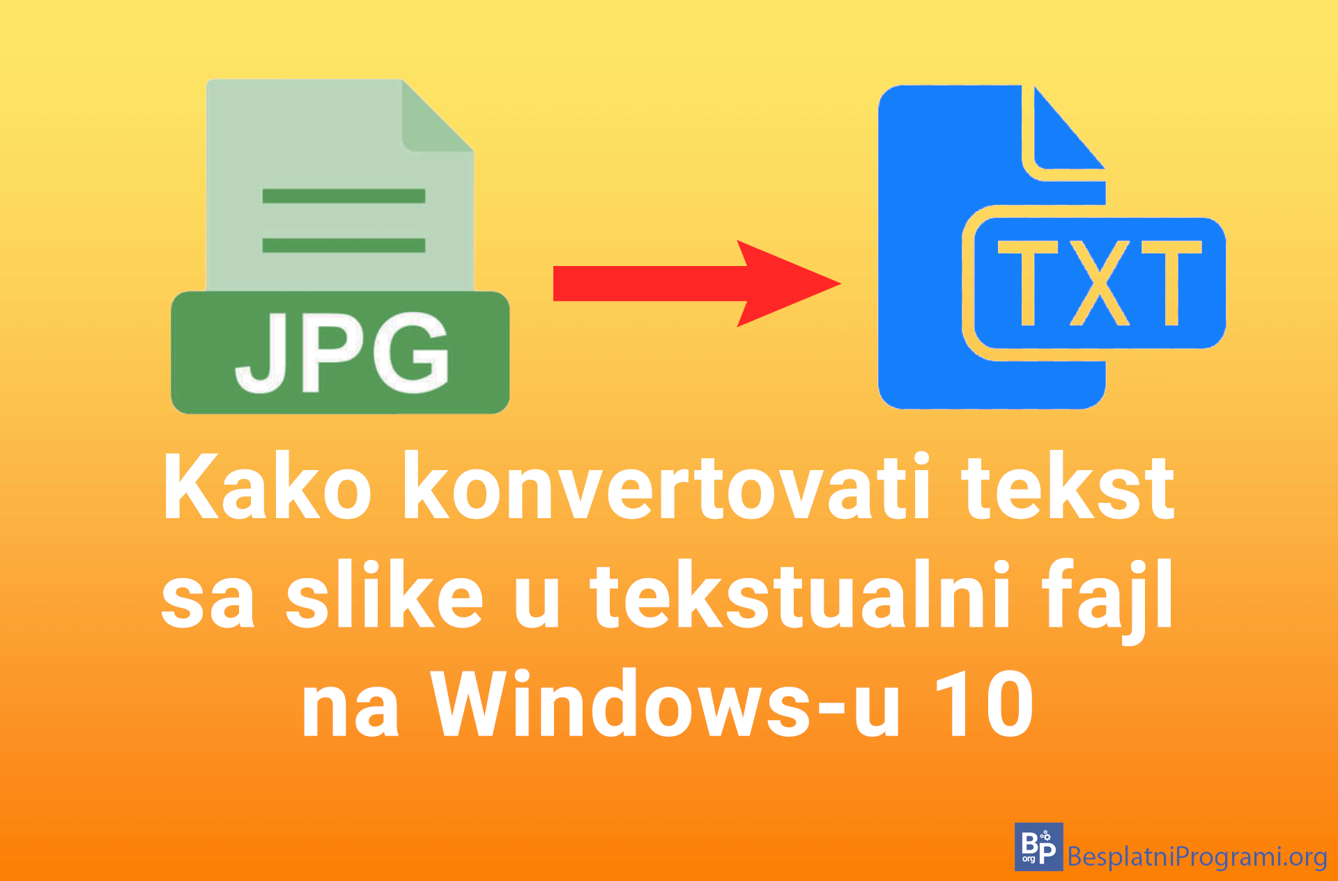 Kako konvertovati tekst sa slike u tekstualni fajl na Windows-u 10