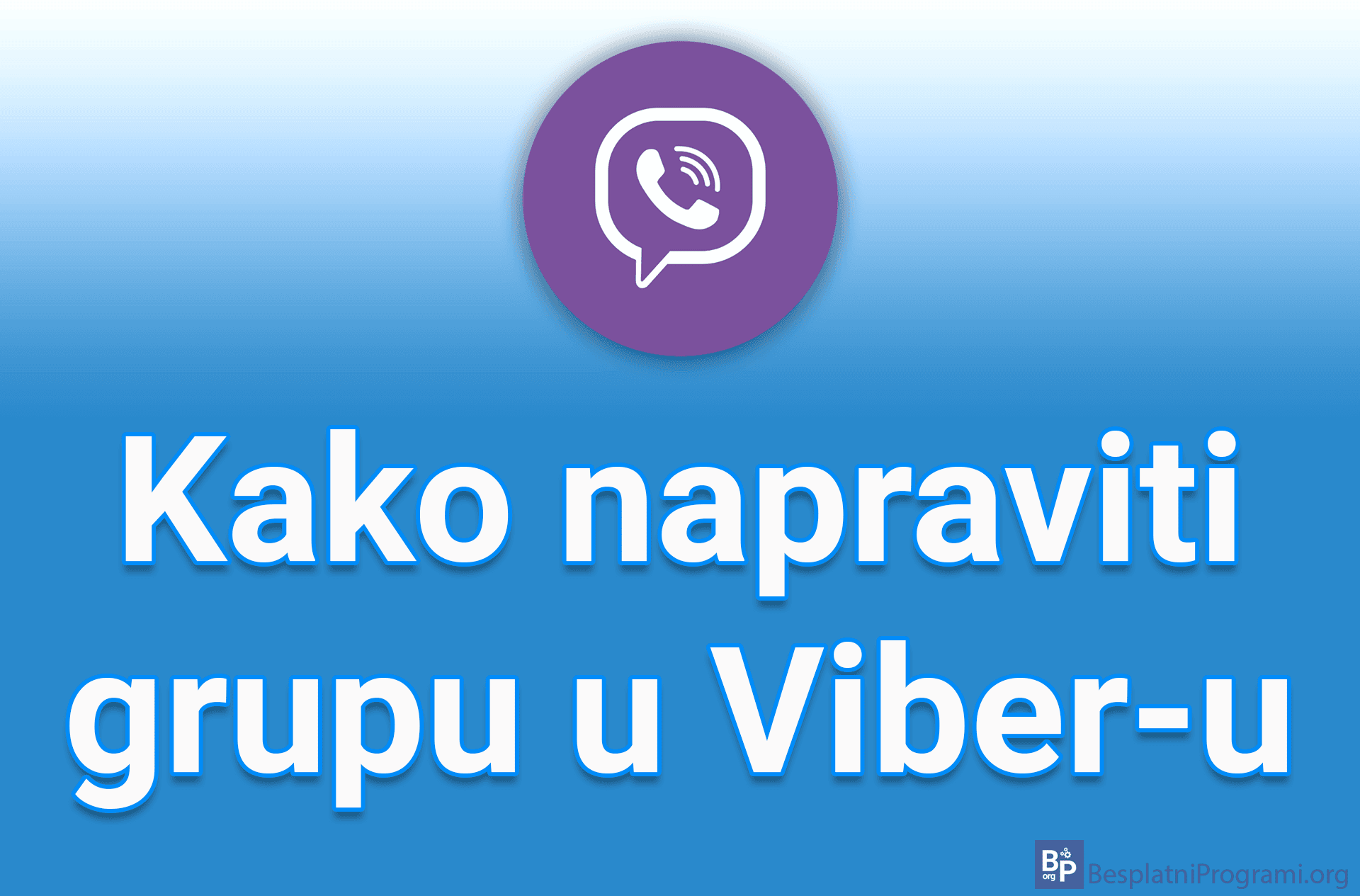 Kako napraviti grupu u Viber-u
