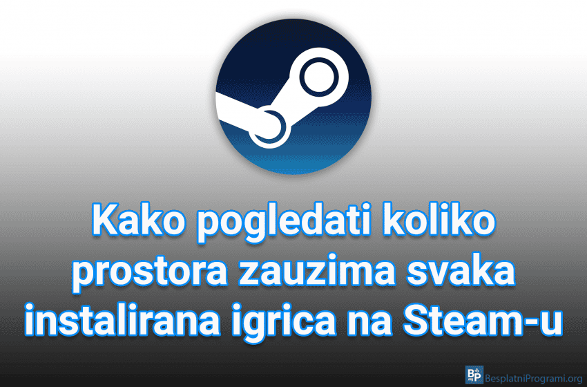  Kako pogledati koliko prostora zauzima svaka instalirana igrica na Steam-u