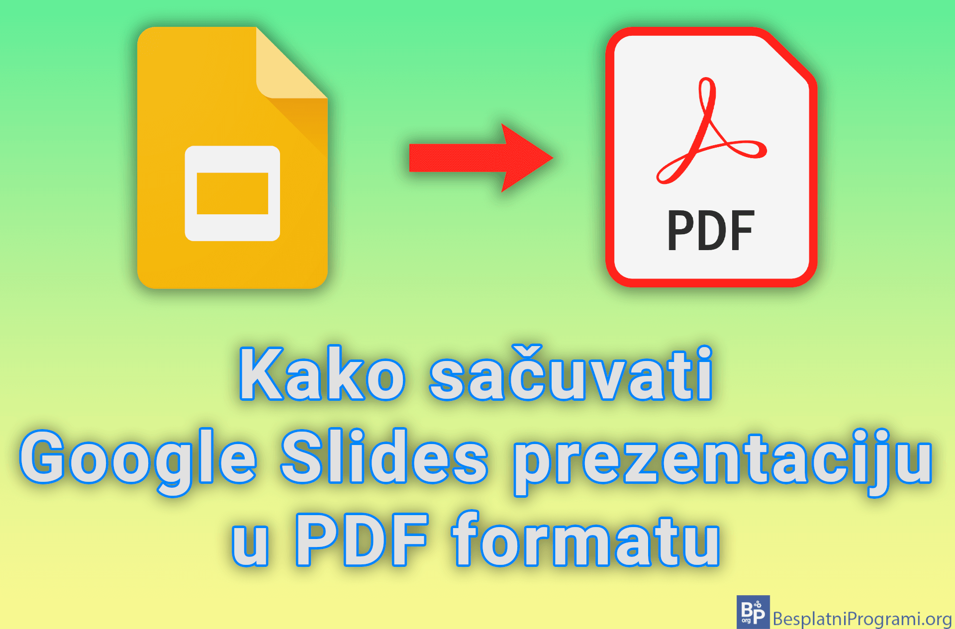 Kako sačuvati Google Slides prezentaciju u PDF formatu