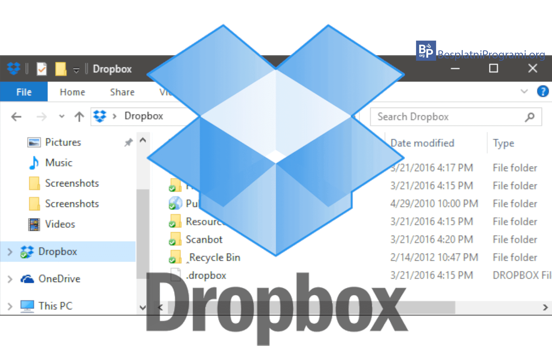 Kako šerovati fajlove i foldere sa vašeg računara na Dropbox