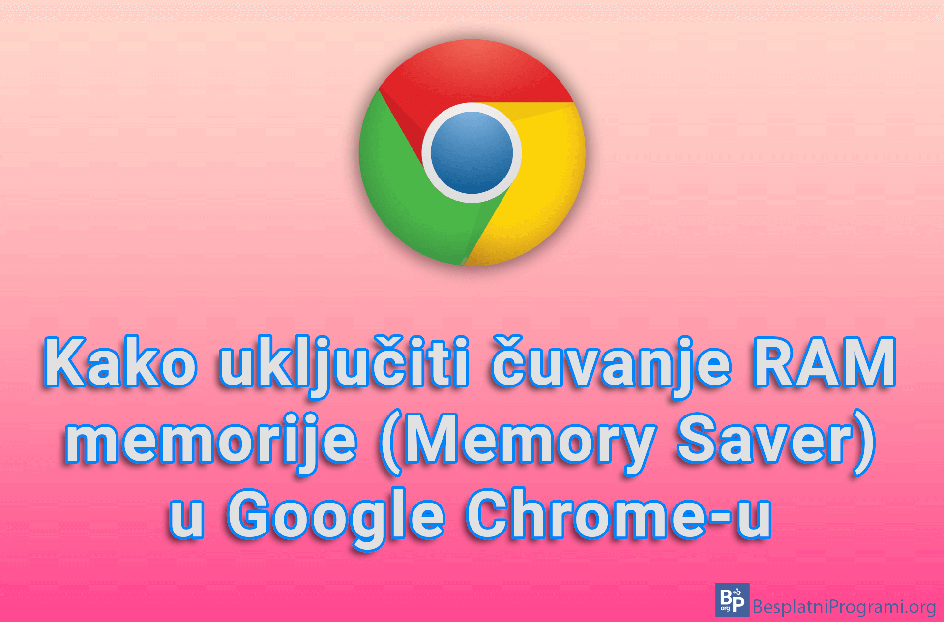 Kako uključiti čuvanje RAM memorije (Memory Saver) u Google Chrome-u