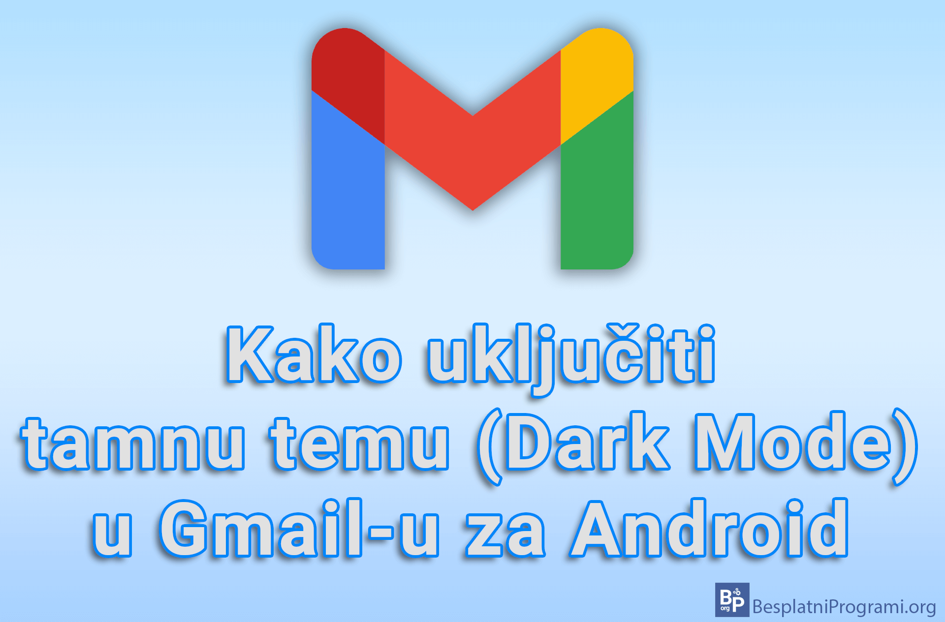 Kako uključiti tamnu temu (Dark Mode) u Gmail-u za Android