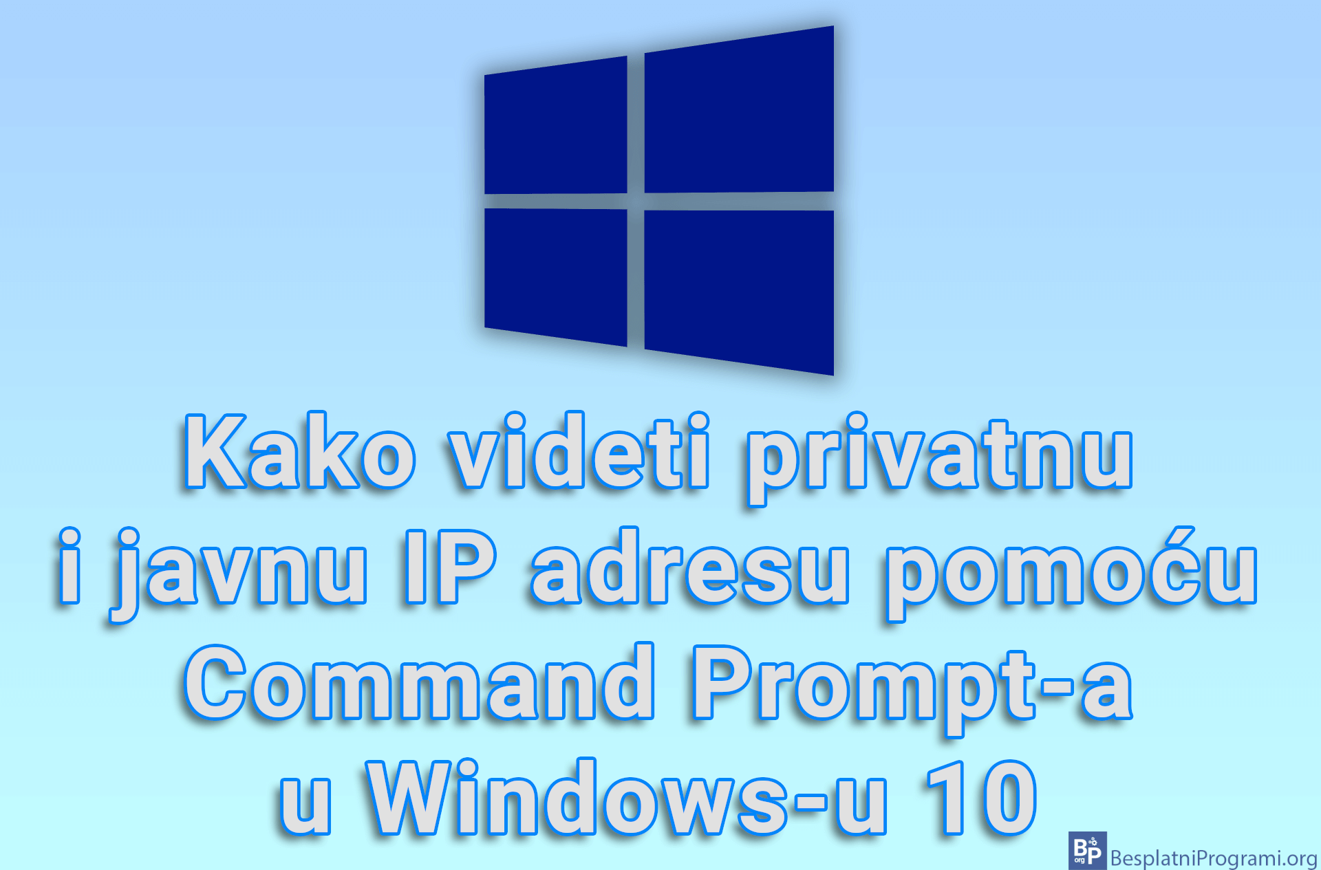 Kako videti privatnu i javnu IP adresu pomoću Command Prompt-a u Windows-u 10