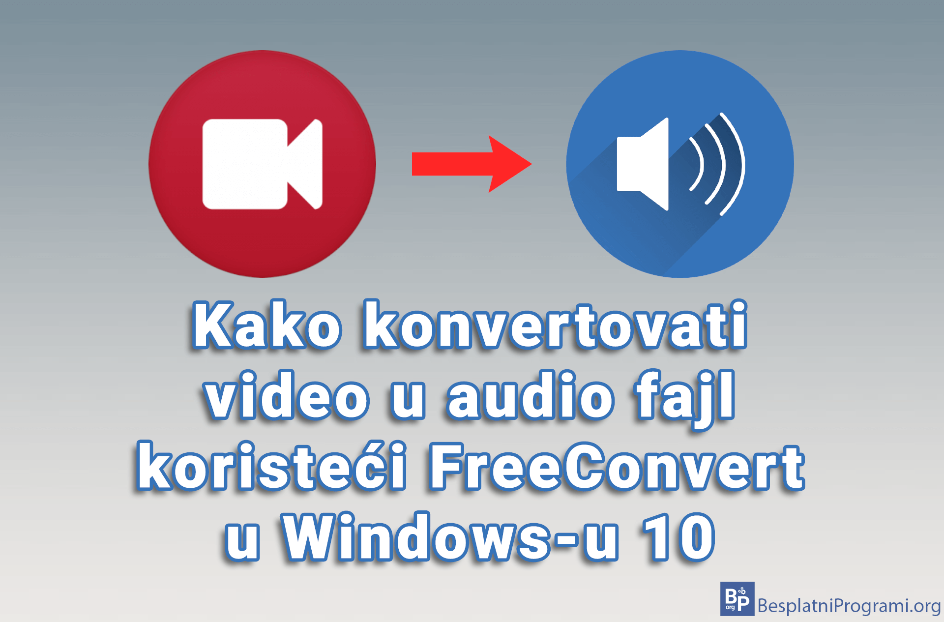 Kako konvertovati video u audio fajl koristeći FreeConvert u Windows-u 10