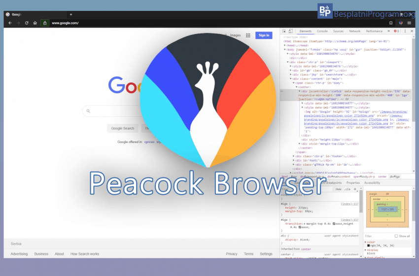  Peacock browser
