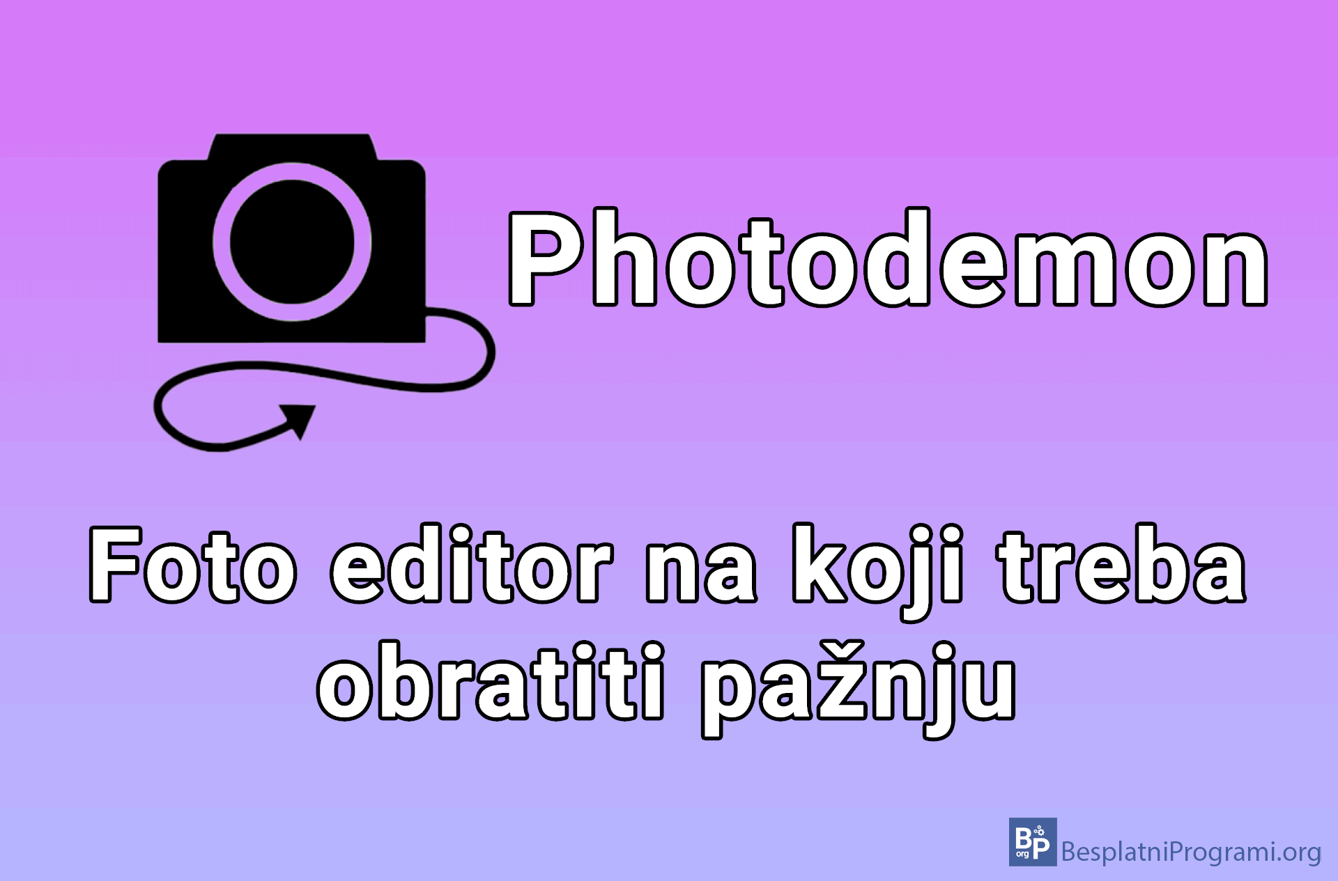 Photodemon – besplatan program za editovanje slika