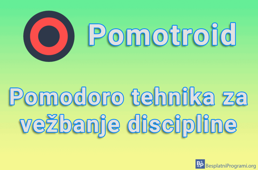 Pomotroid - Pomodoro tehnika za vežbanje discipline