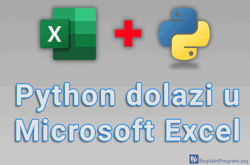  Python dolazi u Microsoft Excel