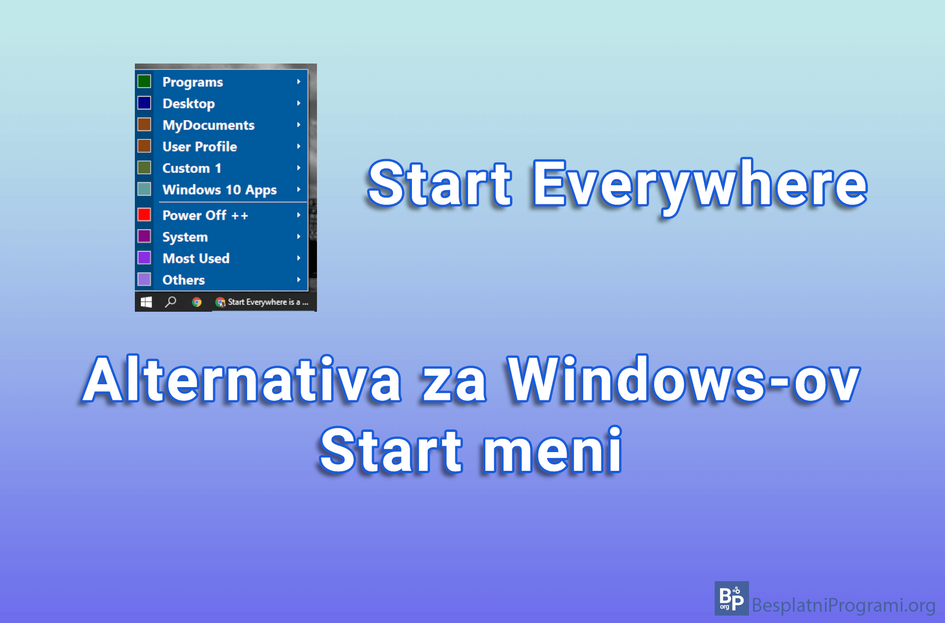 Start Everywhere - alternativa za Windows-ov Start meni