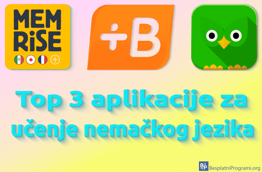  Top 3 aplikacije za učenje nemačkog jezika