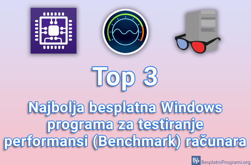 Top 3 najbolja besplatna Windows programa za testiranje performansi (Benchmark) računara