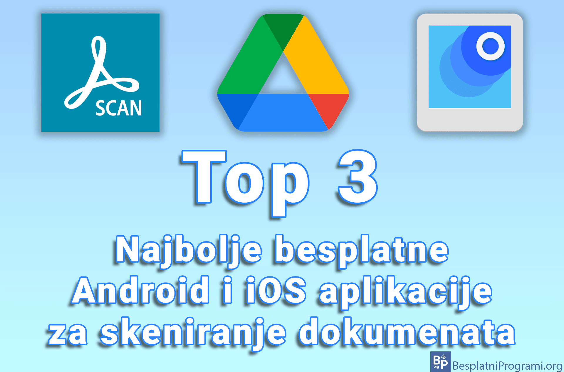 Top 3 najbolje besplatne Android i iOS aplikacije za skeniranje dokumenata