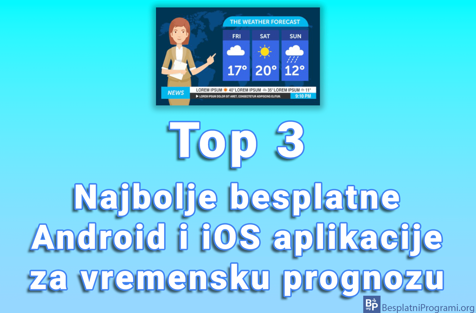 Top 3 najbolje besplatne Android i iOS aplikacije za vremensku prognozu