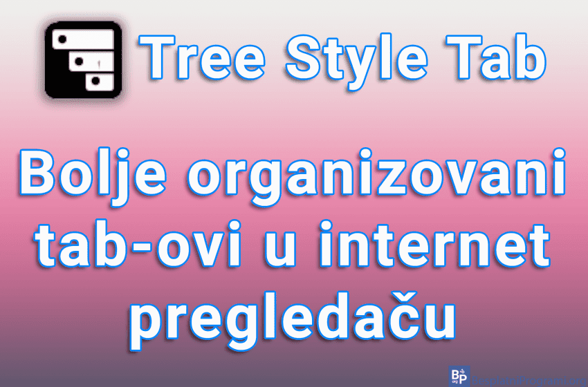 Tree Style Tab - Bolje organizovani tab-ovi u internet pregledaču